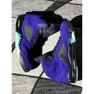 Size 12 - Jordan 5 Retro Alternate Grape 2020 Purple Black Blue (136027-500)